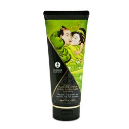 Shunga Cuerpo crema de masaje aroma te verde