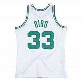Camiseta de baloncesto Mitchell & Ness Boston Celtics Nº33 Larry Bird Blanco