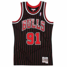 Camiseta de baloncesto Mitchell & Ness Chicago Bulls Dennis Rodman Negro