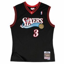 Camiseta de baloncesto Mitchell & Ness Sixers Philadelphia 76ers Allen Iverson Negro