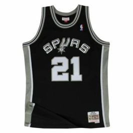 Camiseta de baloncesto Mitchell & Ness San Antonio Spurs 1998-99 Nº21 Tim Duncan Negro