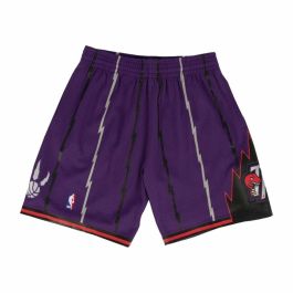 Pantalones Cortos de Baloncesto para Hombre Mitchell & Ness Toronto Raptor Azul Violeta