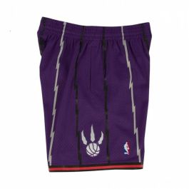Pantalones Cortos de Baloncesto para Hombre Mitchell & Ness Toronto Raptor Azul Violeta