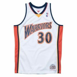 Camiseta de baloncesto Mitchell & Ness Golden State Warriors 2009-10 Nº30 Stephen Curry Blanco