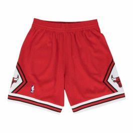 Pantalones Cortos de Baloncesto para Hombre Mitchell & Ness Chicago Bulls Rojo Precio: 75.94999995. SKU: S64110357