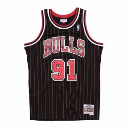 Camiseta de baloncesto Mitchell & Ness Chicago Bull Dennis Rodman Negro