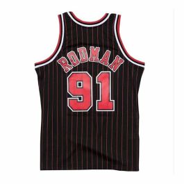 Camiseta de baloncesto Mitchell & Ness Chicago Bull Dennis Rodman Negro