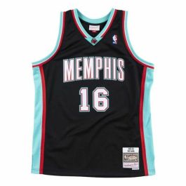 Camiseta de baloncesto Mitchell & Ness Memphis Grizzlies 2001-02 Nº16 Pau Gasol Negro