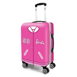Maleta de Cabina ABS 4 Ruedas Varsity Barbie Rosa