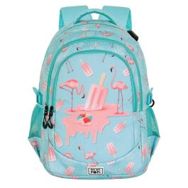 Mochila Running PLUS Ice Flamingo Oh My Pop Turquesa