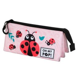 Estuche Portatodo Triple Ladybug Oh My Pop Rosa Precio: 16.50000044. SKU: B13MZVBGBG