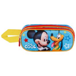 Estuche Portatodo 3D Doble Pal Disney Mickey Mouse Azul