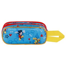 Estuche Portatodo 3D Doble Pal Disney Mickey Mouse Azul