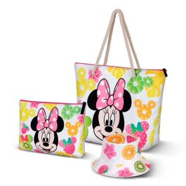 Bolsa de Playa Soleil Fruits Disney Minnie Mouse Multicolor