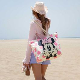 Bolsa de Playa Soleil Dots Disney Minnie Mouse Rosa