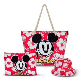 Neceser Soleil Hawaii Disney Mickey Mouse Rojo