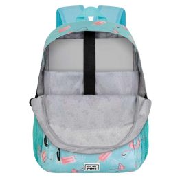 Mochila Fight FAN 2.2 Ice Flamingo Oh My Pop Turquesa