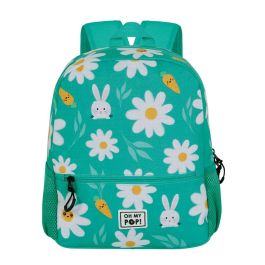 Mochila Sweet Blooming Oh My Pop Turquesa