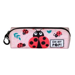 Estuche Portatodo Cuadrado FAN 2.2 Ladybug Oh My Pop Rosa