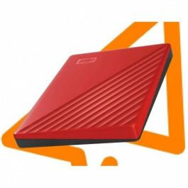 Western Digital My Passport disco duro externo 2000 GB Rojo