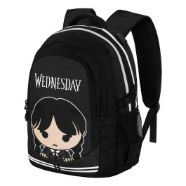 Mochila Running PLUS Cute Wednesday Miércoles Gris