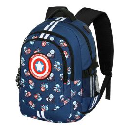 Mochila Running PLUS Brave Marvel Capitán América Azul