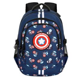 Mochila Running PLUS Brave Marvel Capitán América Azul