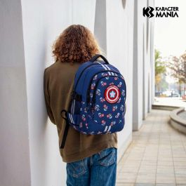 Mochila Running PLUS Brave Marvel Capitán América Azul