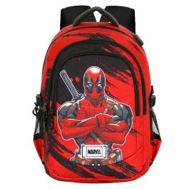 Mochila Running PLUS Bad Marvel Deadpool Rojo