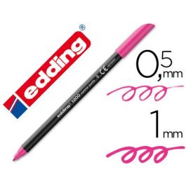 Rotulador Edding Punta Fibra 1200 Rosa N.9 Punta Redonda 0.5 mm 10 unidades