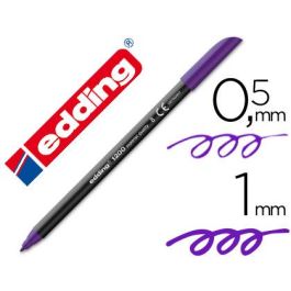 Rotulador Edding Punta Fibra 1200 Violeta N.8 Punta Fibra 0.5 mm 10 unidades Precio: 7.865000254099999. SKU: B1C6JFQDDT