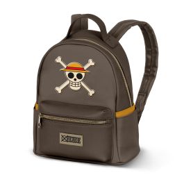 Mochila Heady Skull One Piece Marrón Precio: 47.9038996128. SKU: B1DT6QE726