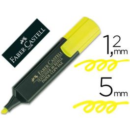 Rotulador Faber Fluorescente 48-07 Amarillo 10 unidades