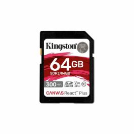 Tarjeta de Memoria Micro SD con Adaptador Kingston SDR2/64GB 64 GB 8K Ultra HD SDXC UHS-II Precio: 67.95000025. SKU: S55150530
