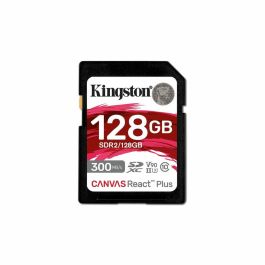 Tarjeta de Memoria Micro SD con Adaptador Kingston SDR2/128GB 128 GB 8K Ultra HD SDXC UHS-II