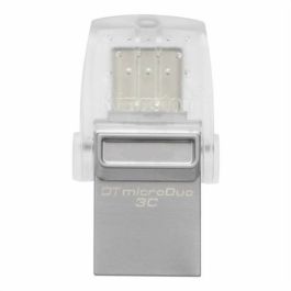 Kingston Technology DataTraveler microDuo 3C unidad flash USB 256 GB USB Type-A / USB Type-C 3.2 Gen 1 (3.1 Gen 1) Acero inoxidable, Púrpura