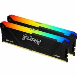 Memoria RAM Kingston FURY Beast RGB 2 x 8GB/ DDR4/ 3200MHz/ 1.35V/ CL16/ DIMM Precio: 57.49999981. SKU: B12NVTCCVD