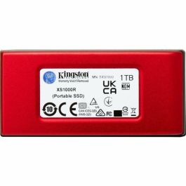 Disco Externo SSD Kingston XS1000 1TB/ USB 3.2/ Rojo