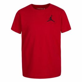 Camiseta de Manga Corta Infantil Nike Jordan Jumpamn Air EMB Rojo