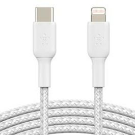 Cable Lightning Belkin CAA004BT2MWH Blanco 2 m