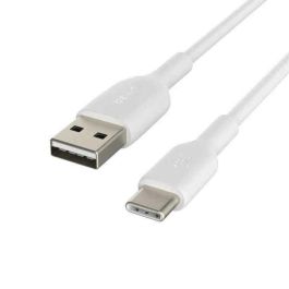 Cable USB A a USB C Belkin CAB001BT1MWH Blanco 1 m (1 m) Precio: 18.7549994797. SKU: B16WPZXVMP