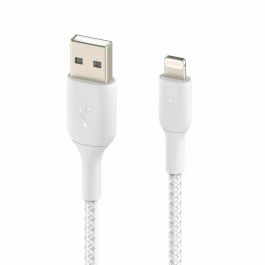 Cable USB a Lightning Belkin CAA002BT1MWH Blanco 1 m