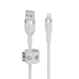 Belkin CAA010BT3MWH Cable PRO Flex Lightning a USB-A Apple Certificado 3m Blanco