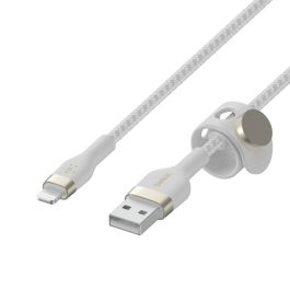 Belkin CAA010BT3MWH Cable PRO Flex Lightning a USB-A Apple Certificado 3m Blanco