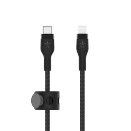 Cable USB-C a Lightning Belkin CAA011BT2MBK 2 m Negro