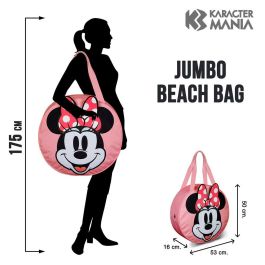 Bolsa de Playa Jumbo Face Disney Minnie Mouse Multicolor