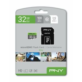 Tarjeta de Memoria SDHC PNY Elite 32 GB Negro