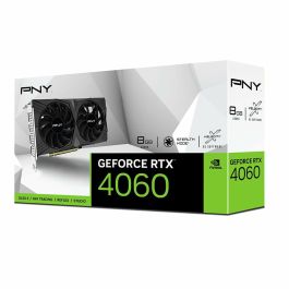 PNY - Tarjeta gráfica - GEFORCE RTX 4060 8GB VERTO Edición de doble ventilador DLSS 3