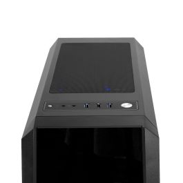 Chieftec GL-02B-OP Scorpion II Midi Tower PC Gamer Negro Vidrio Templado ATX/Micro ATX/Mini-ITX con Iluminación