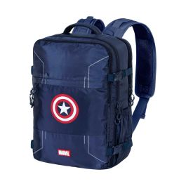 Mochila de Viaje Mercury Grande 47x23x33cm Gears Marvel Capitán América Azul Precio: 49.7899996. SKU: B1DC8EV3L9